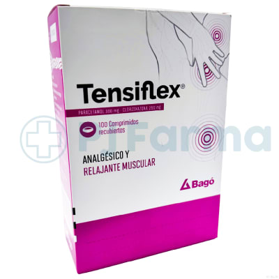 Tensiflex (Paracetamol 300Mg+Clorzoxazona 250MG) Bagó Tab.1