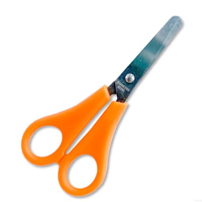 Tijera Mango Naranja Punta Roma1