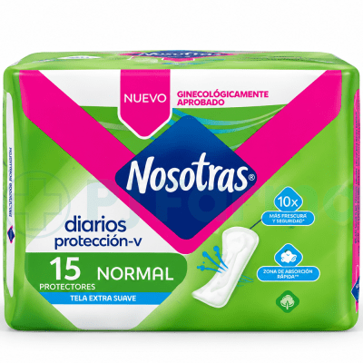 Toalla Higiénica Nosotras Diarios Normal Pack X 15 Unid