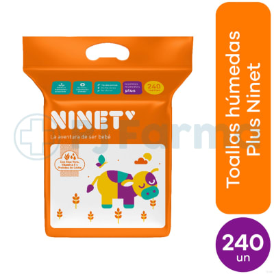 Toallitas Húmedas Ninet Pqte X 240 Unid