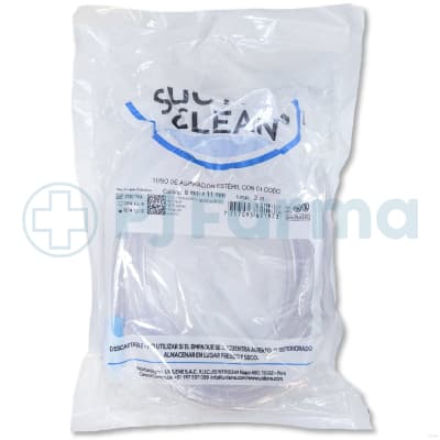 Tubo Aspiración Estéril 8 MmX 11 Mm 2 Metros Unid1