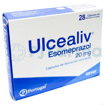 Ulcealiv(Esomeprazol) 20 Mg Portugal Caps.