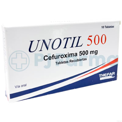 Unotil 500 (Cefuroxima) 500Mg Thefar Tab.1