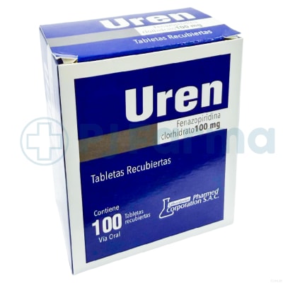Uren (Fenazopiridina) 100Mg Tab Pharmed1