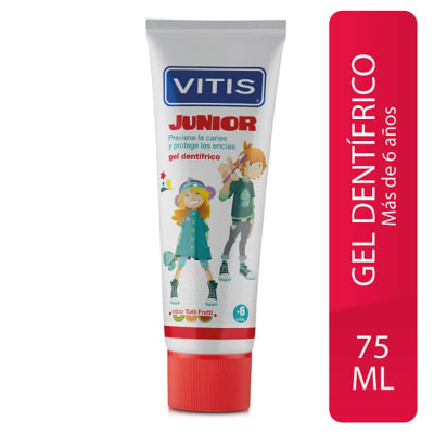 Gel Dental Junior Vitis Tubo X 75Ml1