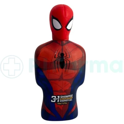 SHAMPOO 3EN 1 GELATTI SPIDERMAN BOTELLA DE 350 ML