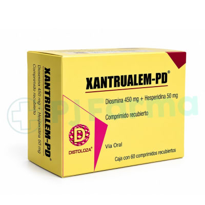 Xantrualem-Pd (Diosmina 450Mg+Hesperidina 50Mg) Distoloza Tab.
