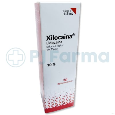 Xilocaína (Lidocaína) 10% Solución Tópica 115Ml Oqpharmaceutical1