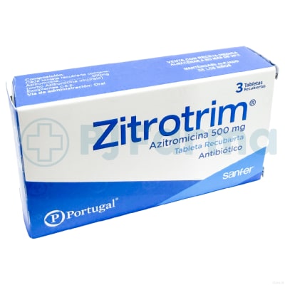 Zitrotrim (Azitromicina) 500 MG Portugal Tab.1