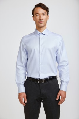 CAMISA COTTON PREMIUM W26 FTSIA CELESTE