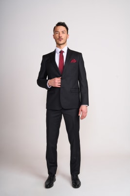 AMBO BOLONIA WOOL BLEND W5 BLACK1