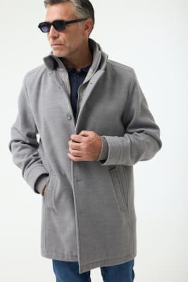 ABRIGO 6214 GRIS MELANGE