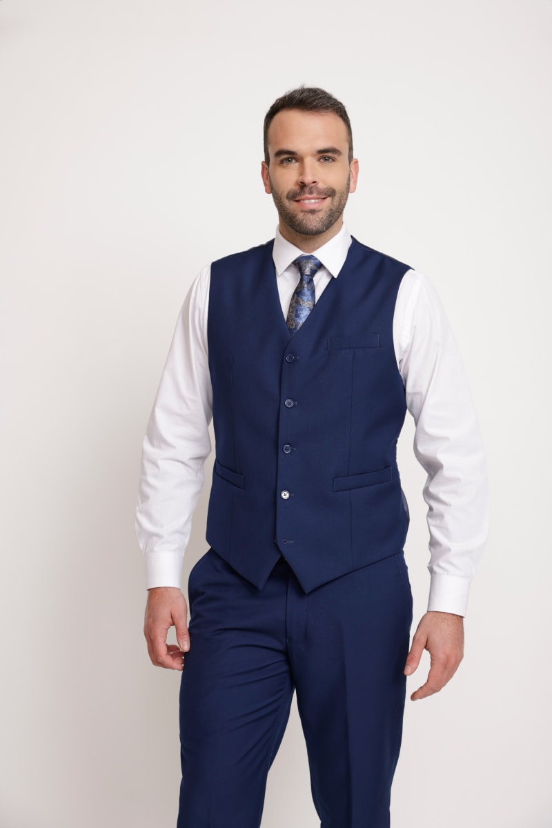 GILET SH09505 COBALTO