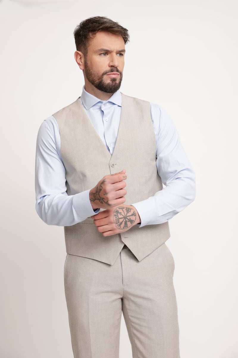 GILET LINO MODENA S24 BEIGE