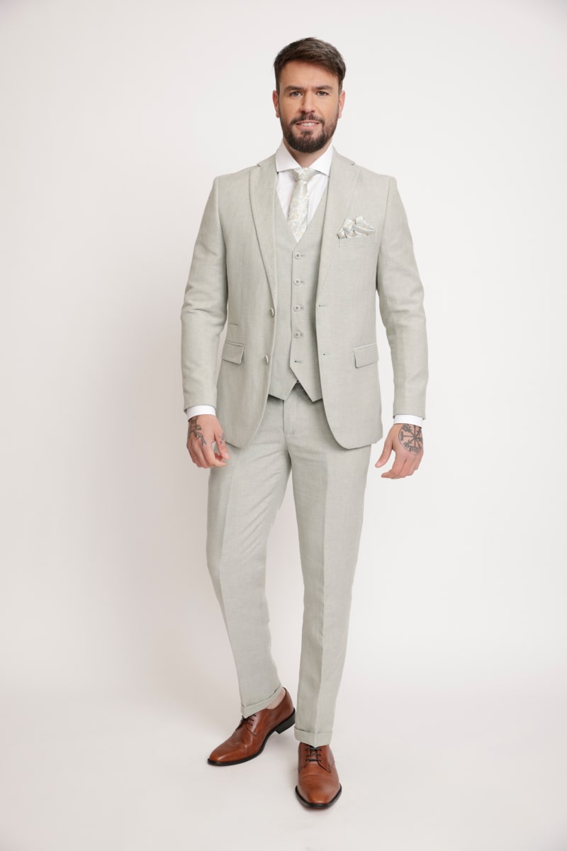 TERNO LINO MODENA S5 VERDE AGUA