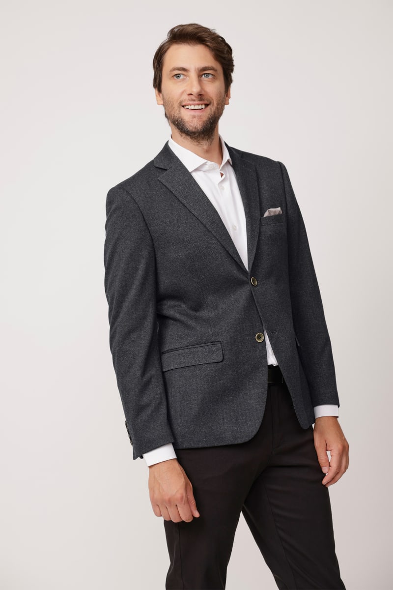 BLAZER SPIGOLATI CHARCOAL