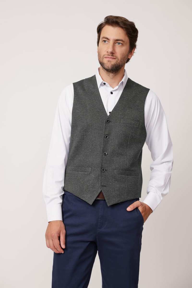 GILET SPIGOLATI GREEN