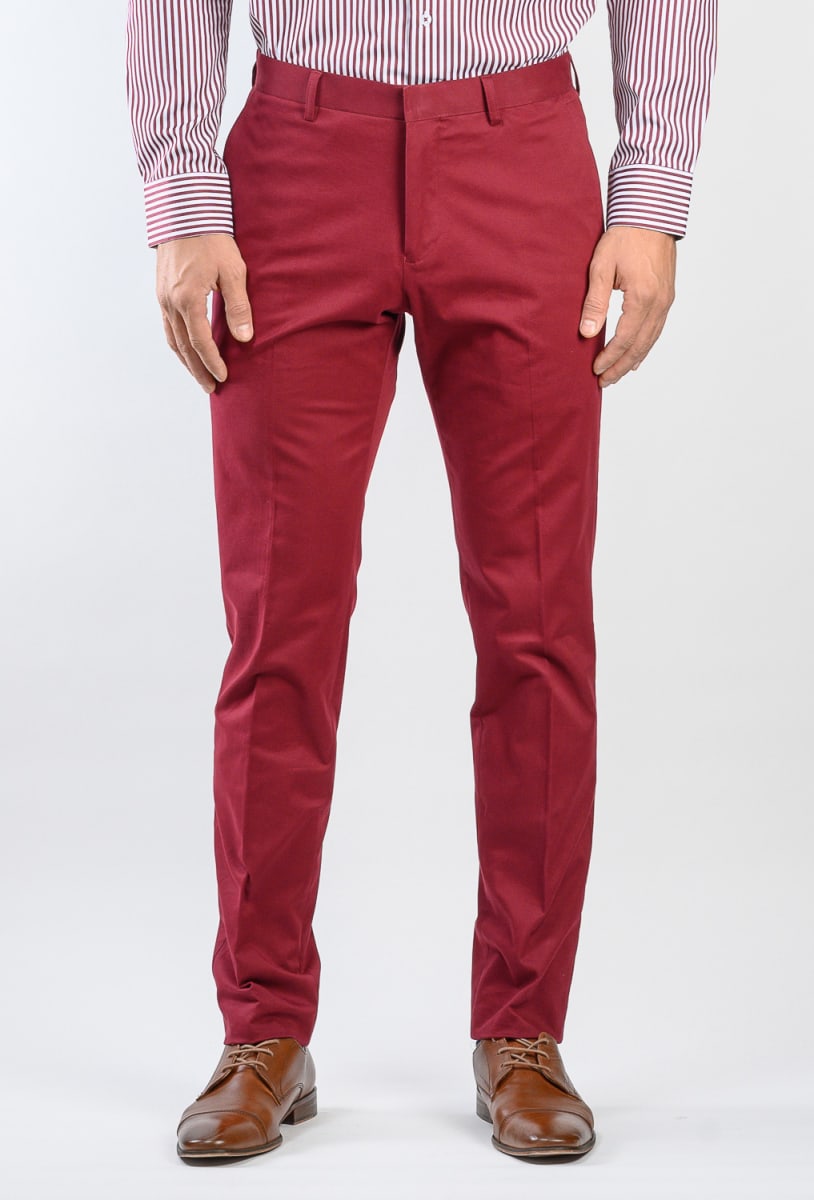 PANTALON CHINO INV WINE