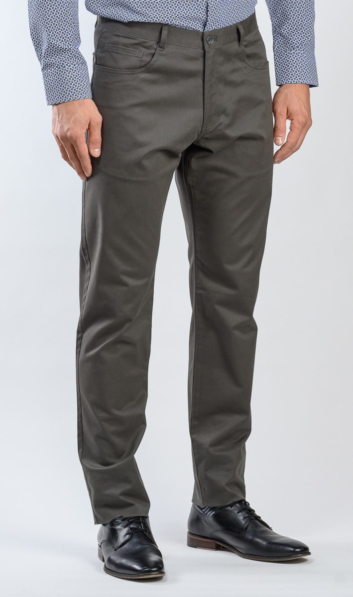 PANTALON FIVE POCKET INV GRIS