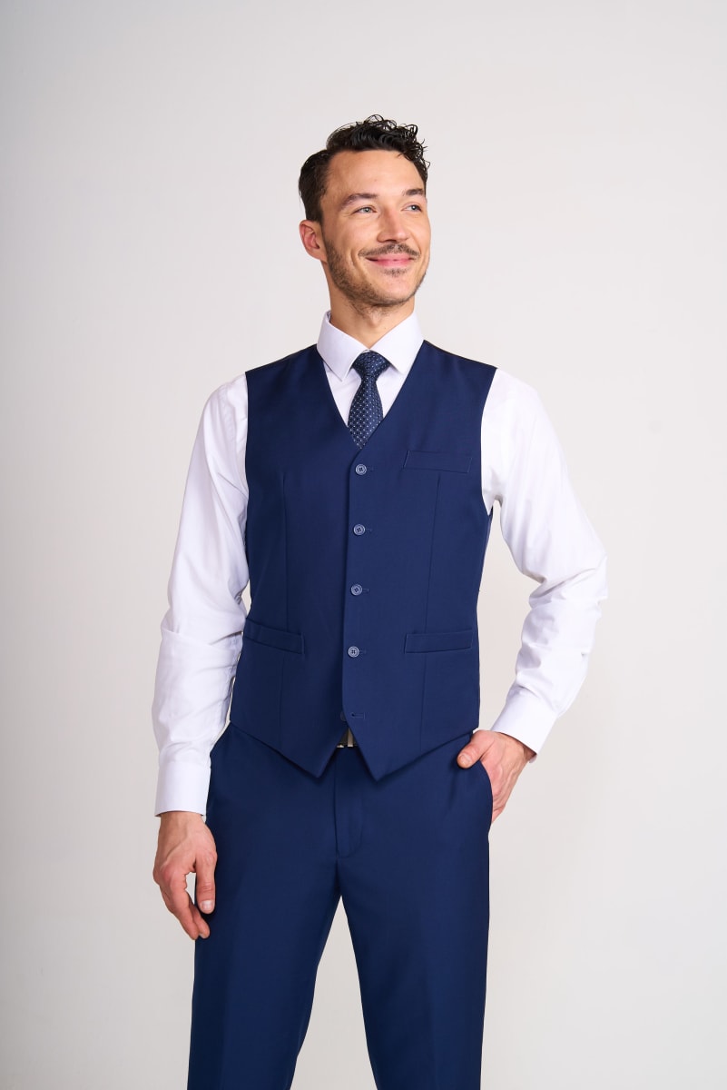 GILET SH09505 COBALTO