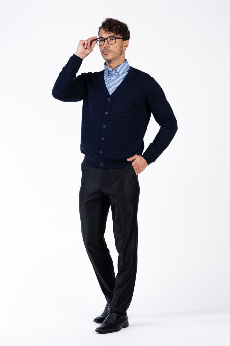 CARDIGAN M/L NAVY