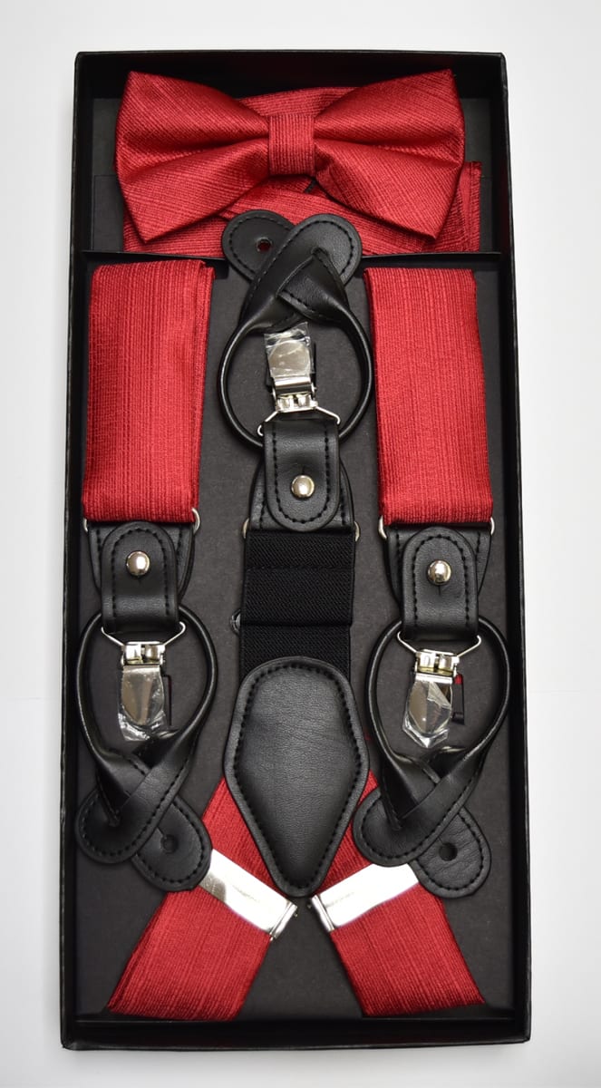 SUSPENSOR CON HUMITA Y PAÑUELO ROJO