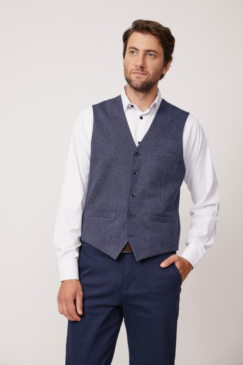 GILET SPIGOLATI AZUL