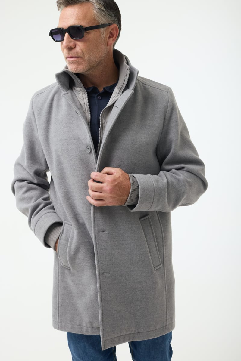 ABRIGO 6214 GRIS MELANGE