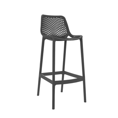 Silla Bar Berlin Polipropileno BE Negro möbelArt