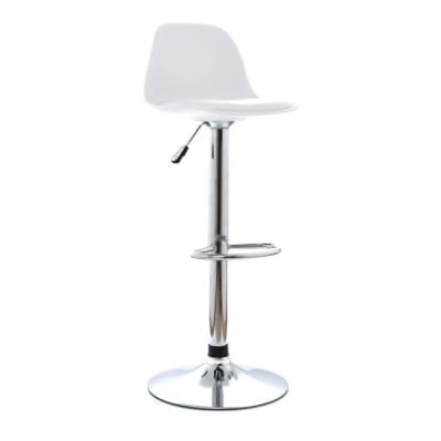 Silla Bar Boat giratoria PU/Polipropileno Blanco MSA möbelArt