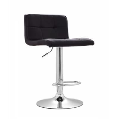 Silla Bar Luan giratoria PU Negro möbelArt