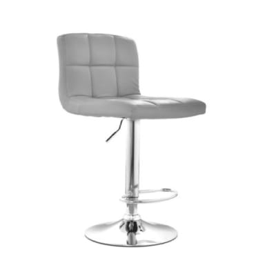 Silla Bar Nill giratoria PU MSA Gris möbelArt