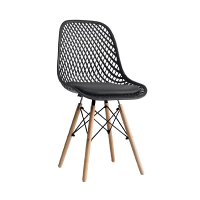 Silla de Diseño Nordic MSA Negro möbelArt