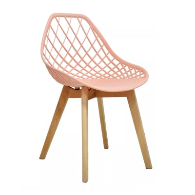 Silla de Diseño Turia MSA Salmón MobelArt