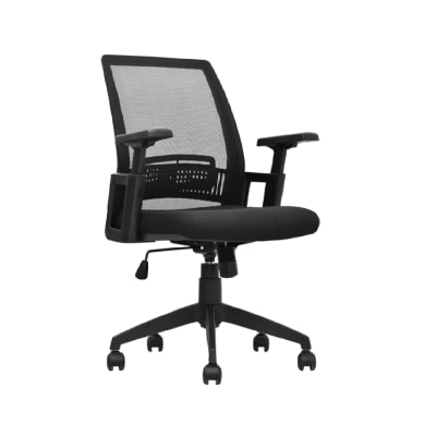 Silla de Oficina Ejecutiva Loss BN Negro möbelArt
