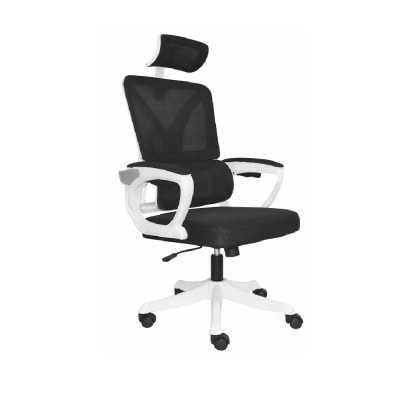 Silla de Oficina Presidente Evox Blanco/Negro möbelArt