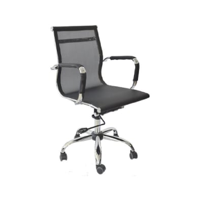 Silla de Oficina Gerente Apolo Negro möbelArt