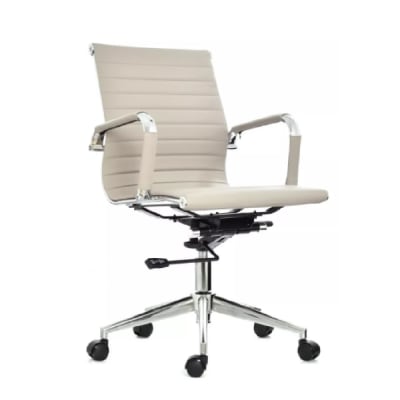 Silla de Oficina Gerente Boss PU Taupe möbelArt