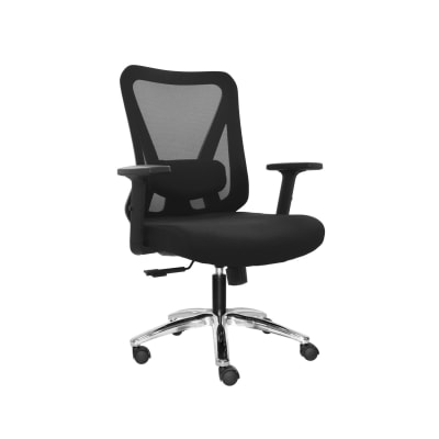 Silla de Oficina Gerente Dolfin BC LAP Negro möbelArt