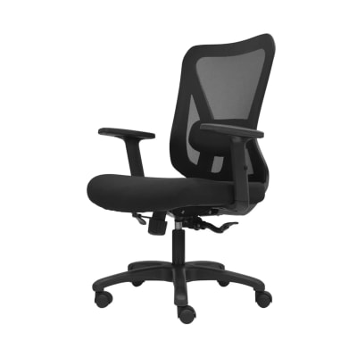Silla de Oficina Gerente Dolfin BN LAP Negro möbelArt