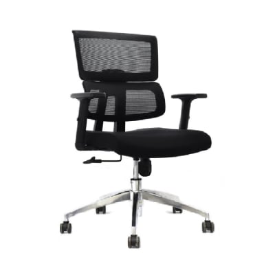 Silla de Oficina Gerente Flip BA Negro Ergonómica möbelArt