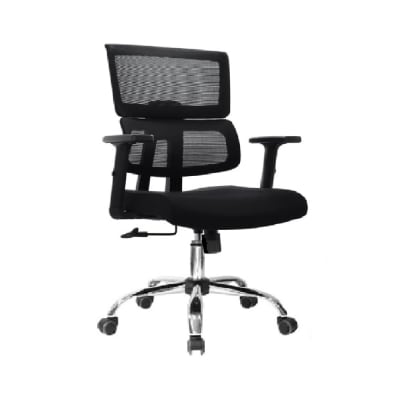 Silla de Oficina Gerente Flip BC Negro Ergonómica möbelArt