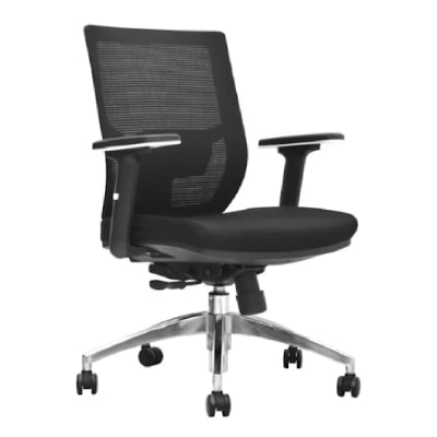 Silla de Oficina Gerente Lims Base Aluminio Ergonómica möbelArt