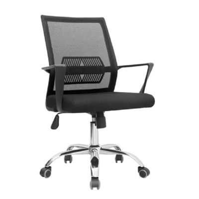 Silla de Oficina Gerente Lyn Eco Negro möbelArt