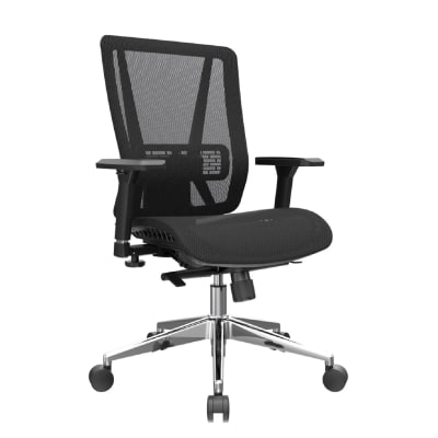 Silla de Oficina Gerente Nefi Base Aluminio Ergonómica möbelArt