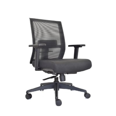 Silla de Oficina Gerente Noha BN Negro Ergonómica möbelArt