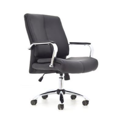 Silla de Oficina Gerente Paris PU Negro möbelArt