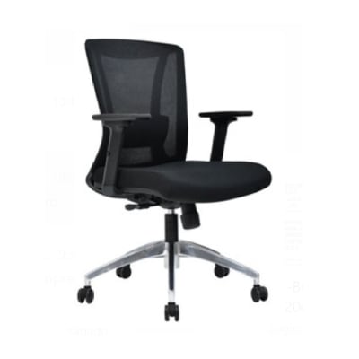 Silla de Oficina Gerente Spike BR BA Negro möbelArt