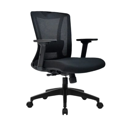 Silla de Oficina Gerente Spike BR BN Negro Ergonómica möbelArt