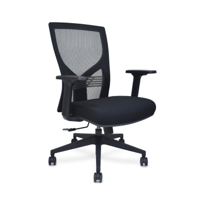 Silla de Oficina Gerente Tom BN Negro möbelArt